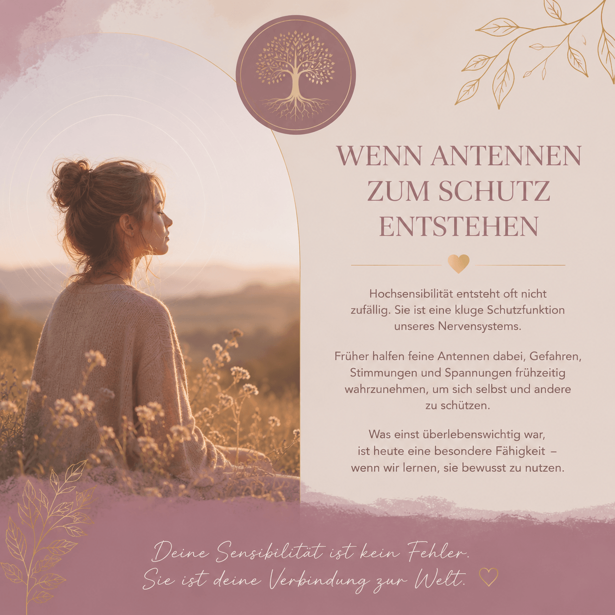 Frau schaut in die Weite