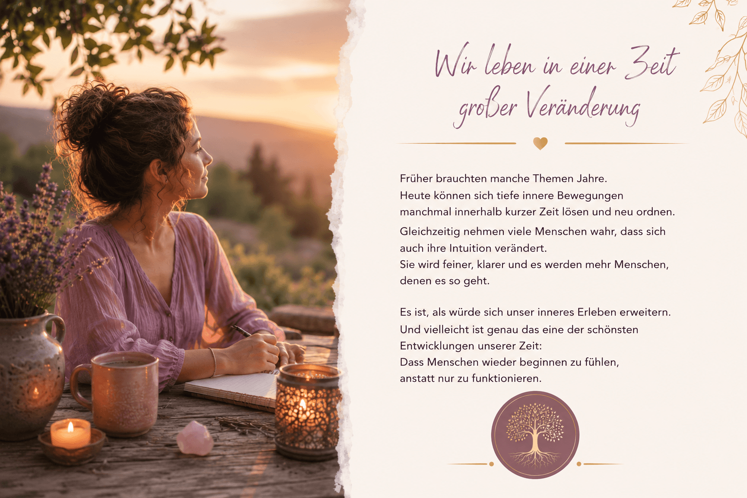 Frau schaut in die Ferne